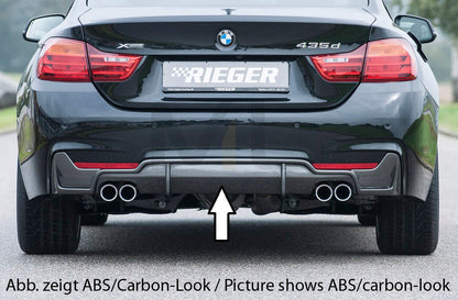 Rieger 00088058 BMW 4 Series F32 F33 F36 Rear Diffuser 1 | ML Performance EU Car Parts