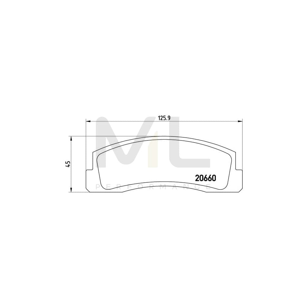 Brembo P 41 002 Brake Pad Set For Lada Niva Excl. Wear Warning Contact | ML Performance Car Parts