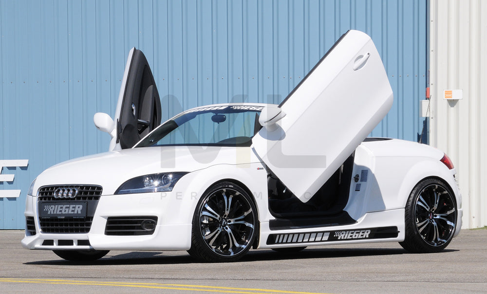 Rieger 00055160 Audi 8J TT Front Splitter 4 | ML Performance EU Car Parts