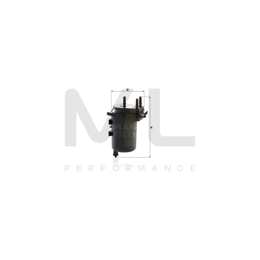 MANN-FILTER WK 939/5 Fuel filter In-Line Filter | ML Performance Car Parts