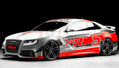 Rieger 00055433 Audi B8 B81 Front Bumper (A5 & S5) 10 | ML Performance EU Car Parts