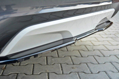 Maxton Design BMW X4 M-Pack F26 Central Rear Splitter (without vertical bars)