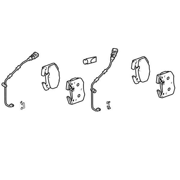 Genuine Lexus 04466-0W070 RC-F Rear Brake Pads