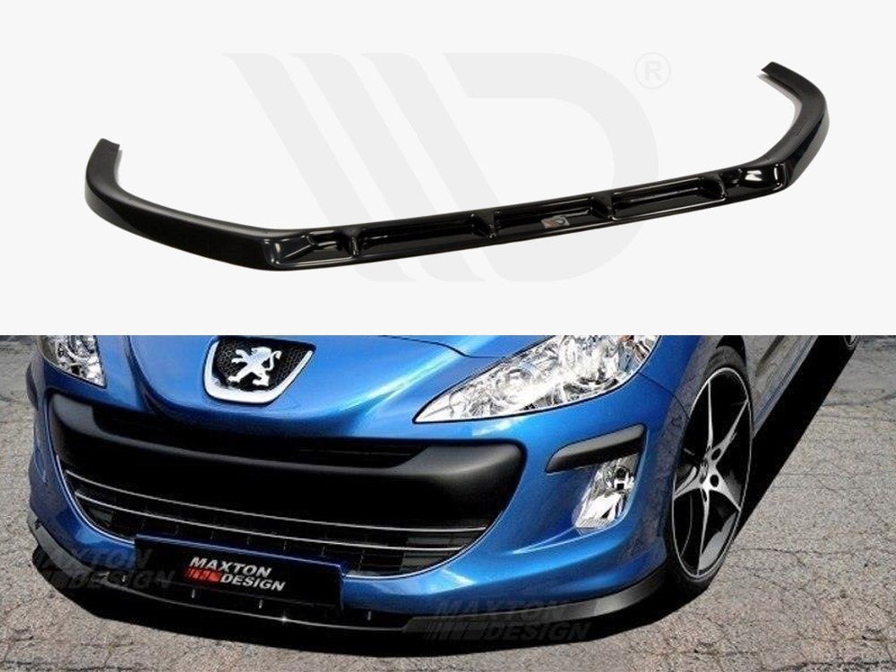 Maxton Design PE-308-FD1T Front Splitter Peugeot 308 | ML Performance UK Car Parts