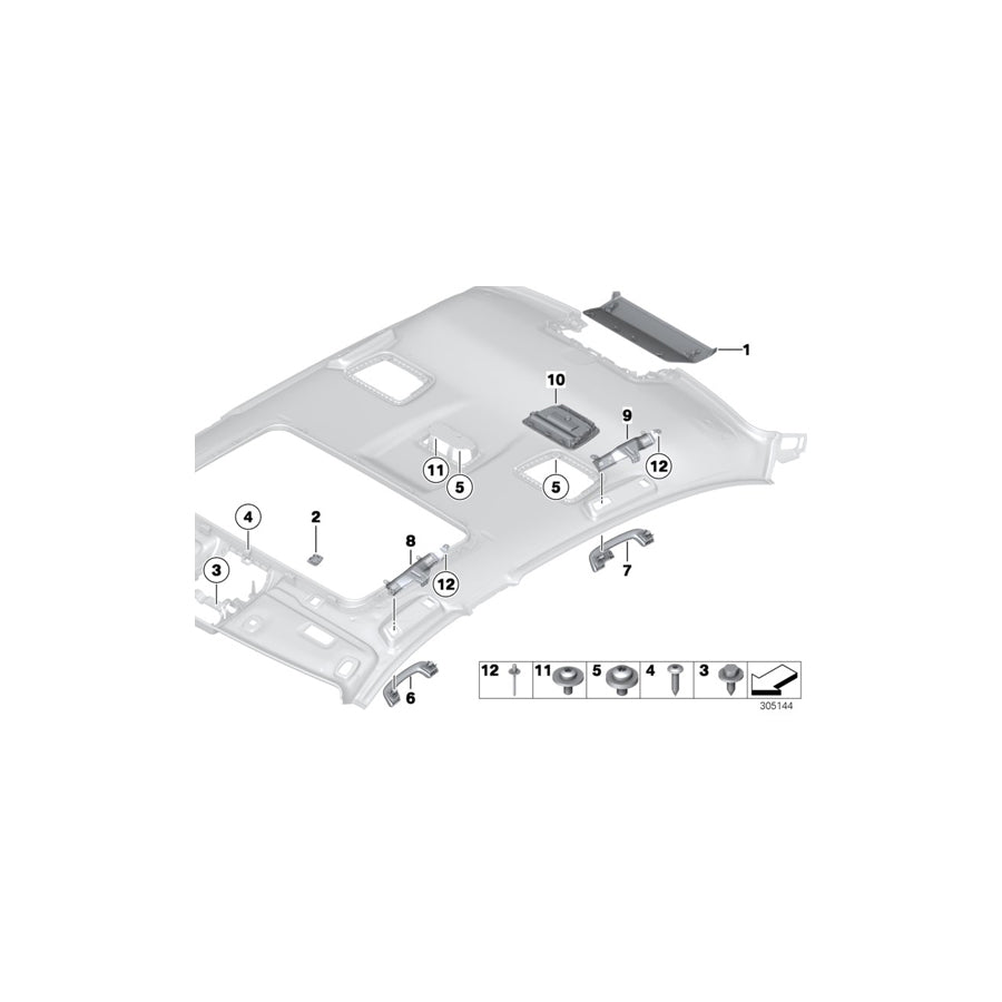 Genuine BMW 51167300415 F15 F10 F11 Handle Rear Left OYSTER (Inc. 528iX, X5 28iX & 520dX) | ML Performance EU