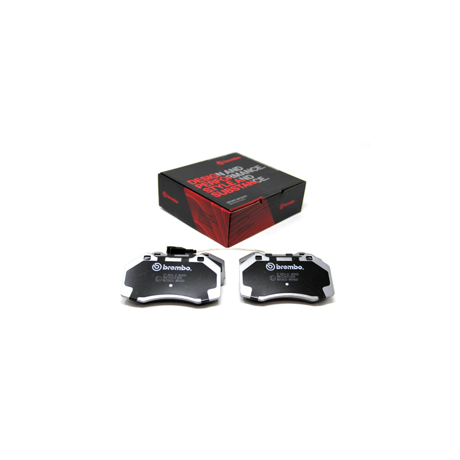 Brembo 07.B314.21 Abarth Alfa Romeo Renault Front HP2 High Performance Brake Pad Set (Inc. 500 / 595 / 695, Punto, Mito, Stelvio, Clio, Megane) | ML Performance EU Car Parts