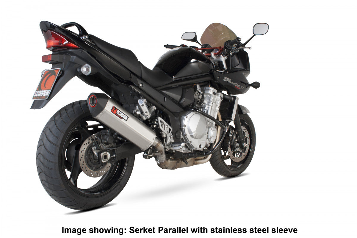 Scorpion RSI96CEO Suzuki GSF1250 Bandit Serket Parallel Slip-On - Carbon Fibre Sleeve | ML Performance EU EU