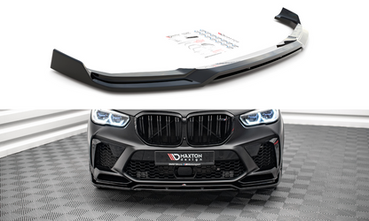 Maxton Design BM-X5M-05-FD3T+FD3RT Front Splitter V.3 BMW X5 M F95 | ML Performance UK Car Parts