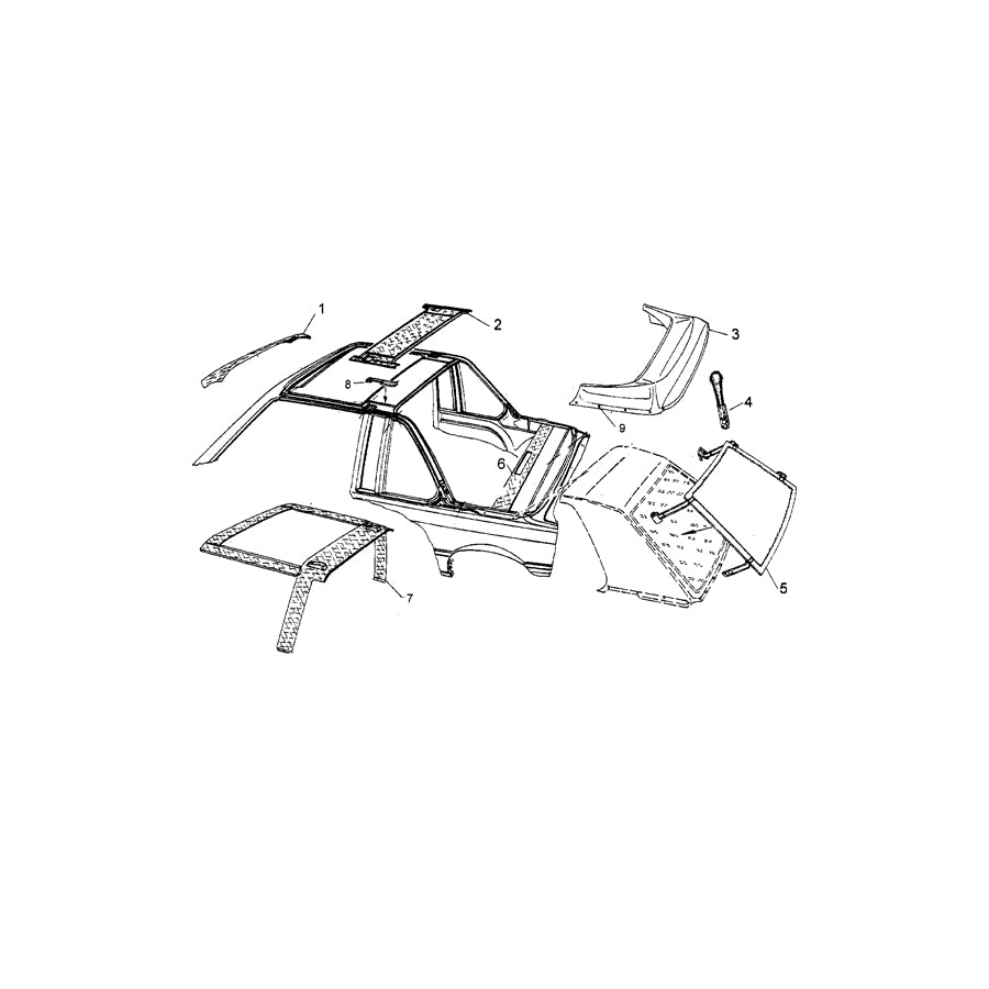 Genuine BMW 54310006295 E21 Soft-Top Covering SCHWARZ (Inc. 320, 315 & 323i) | ML Performance EU Car Parts