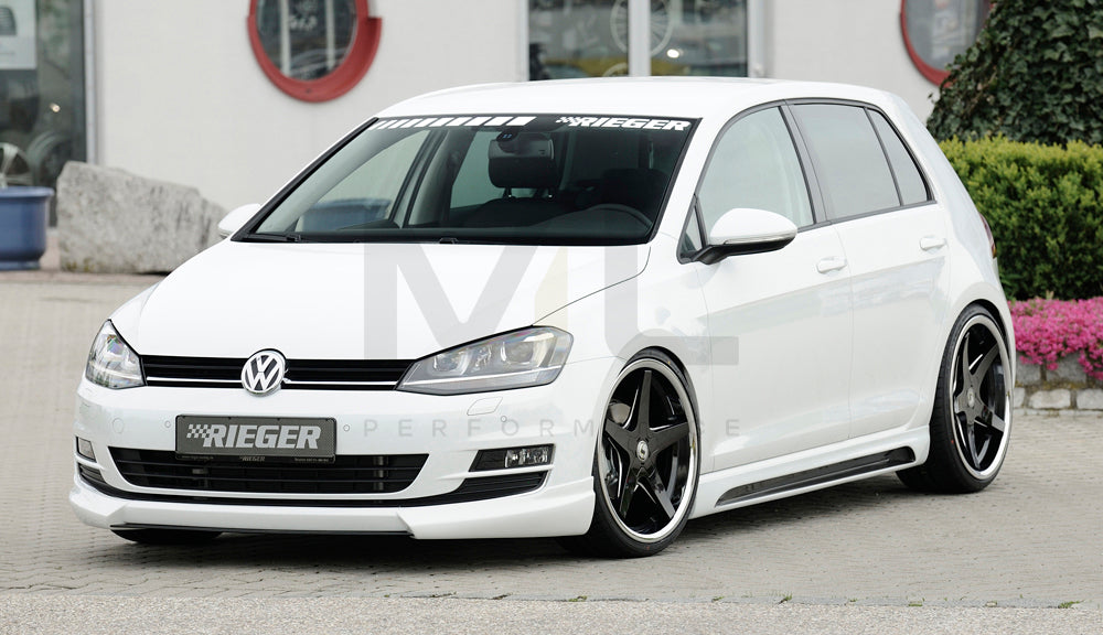 Rieger 00059550 VW Mk7 Golf Front Splitter 3 | ML Performance EU Car Parts
