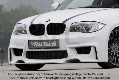 Rieger 00035031 BMW 1 Series E81 E82 E87 E88 Front Bumper 1 | ML Performance EU Car Parts
