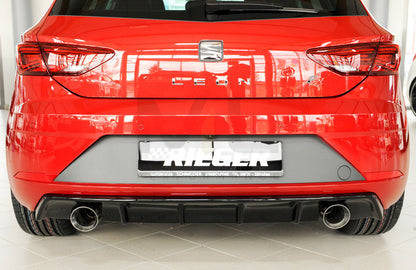 Rieger 00088133 SEAT 5F Leon FR Rear Diffuser 6 | ML Performance EU Car Parts