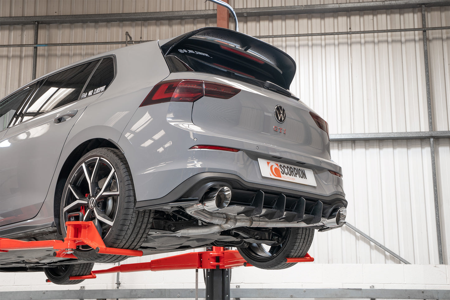 Scorpion SVWS070D VW Golf GTI MK8 Non-Resonated Predator Gpf-Back System | ML Performance EU EU
