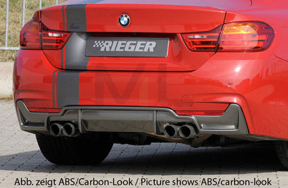 Rieger 00053479 BMW 4 Series F32 F33 F36 Rear Diffuser 6 | ML Performance EU Car Parts