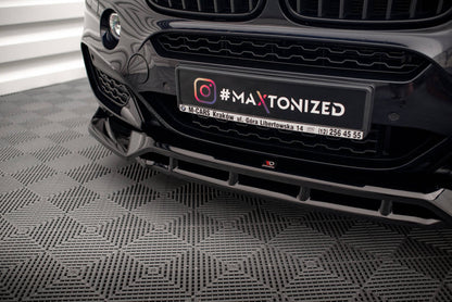 Maxton Design BMW X6 M-Pack F16 Front Splitter V.3