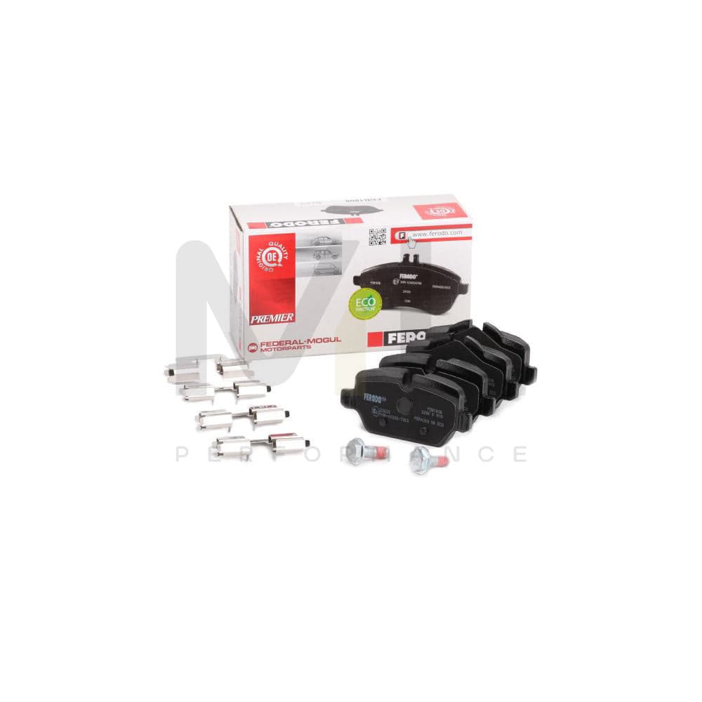 Ferodo Premier Eco Friction Fdb1721 Brake Pad Set Not Prepared For Wear Indicator, With Bracket, With Accessories | ML Performance Car Parts