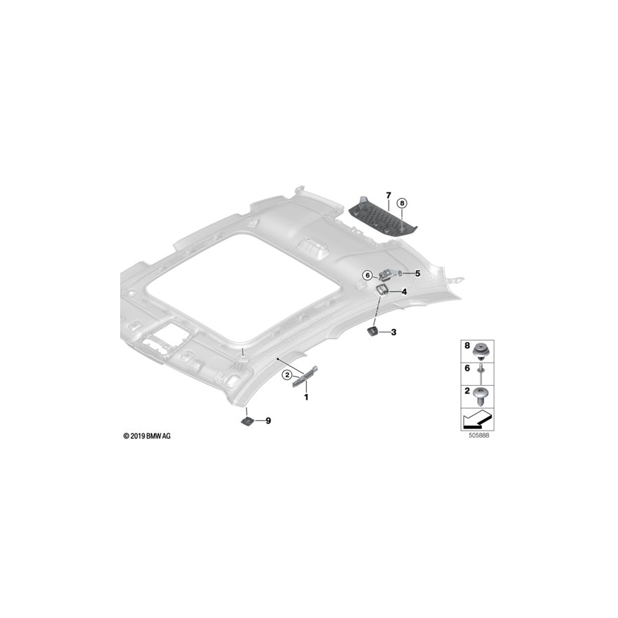 Genuine BMW 51167475559 F44 Deflector Plate, Left (Inc. M235iX, 218i & 220d) | ML Performance EU