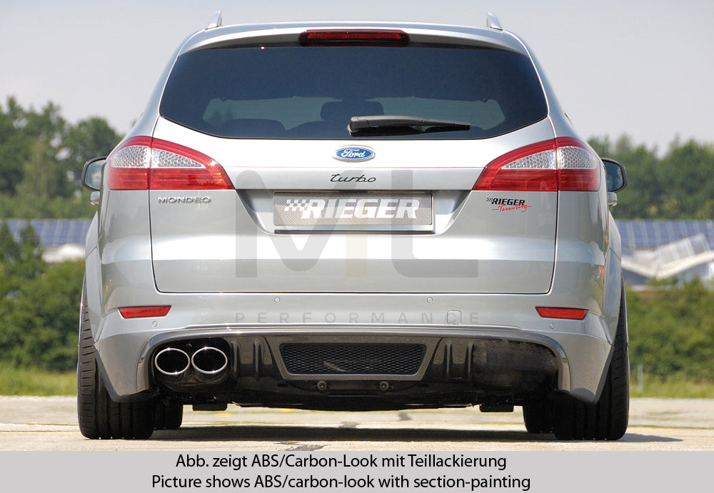 Rieger 00032109 Ford BA7 Mondeo Rear Diffuser 3 | ML Performance EU Car Parts
