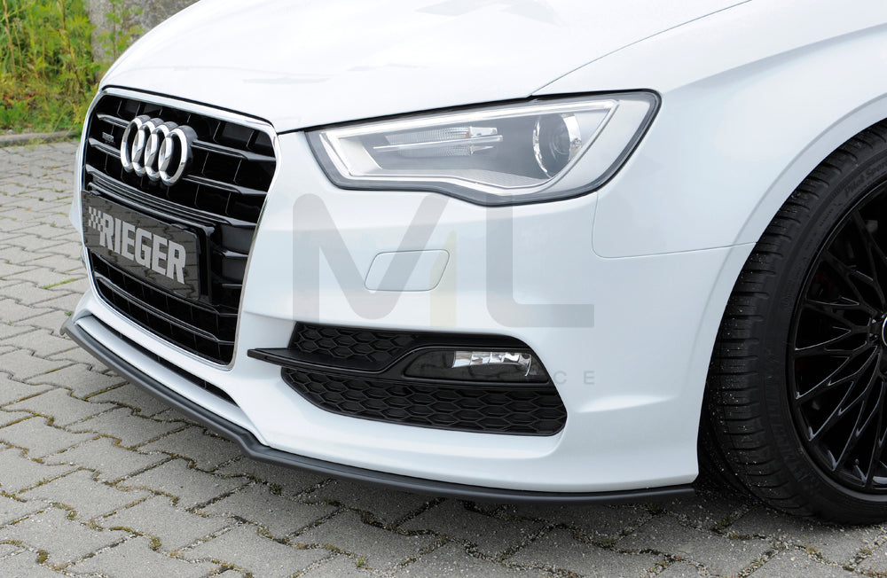 Rieger 00056799 Audi 8V Front Splitter (A3 & S3) 6 | ML Performance EU Car Parts