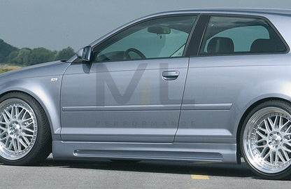 Rieger 00056715 Audi 8P A3 Side Skirt 1 | ML Performance EU Car Parts