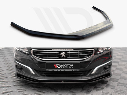 Maxton Design PE-508-1F-GT-FD2T Front Splitter V.2 Peugeot 508 Gt MK1 Facelift (2014-2018) | ML Performance UK Car Parts