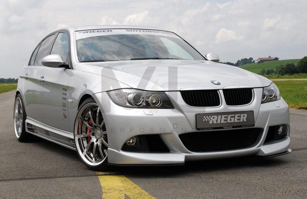 Rieger 00053411 BMW 3 Series E90 E91 Front Bumper 3 | ML Performance EU Car Parts