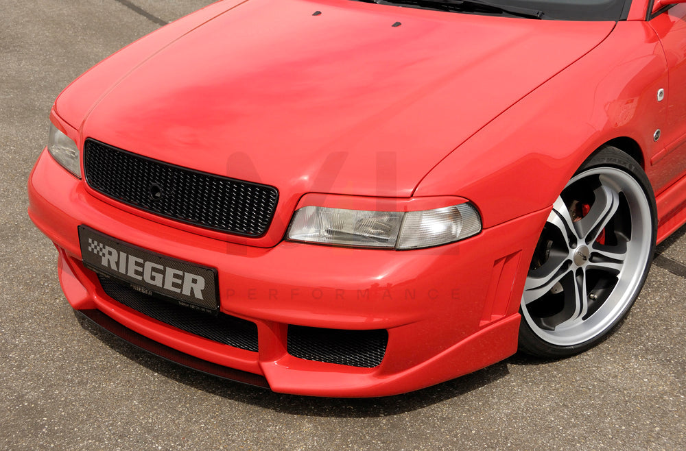 Rieger 00055071 Audi B5 A4 Front Bumper - RS4-Look 4 | ML Performance EU Car Parts