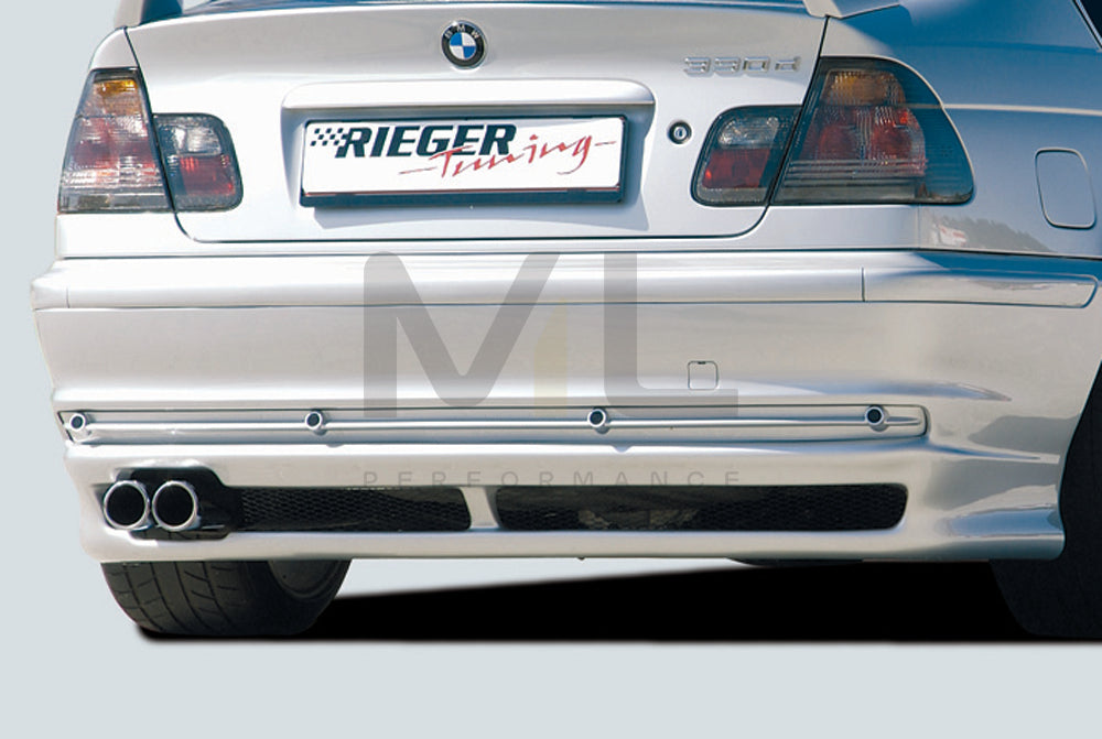 Rieger 00050106 BMW 3 Series E46 Rear Diffuser 1 | ML Performance EU Car Parts