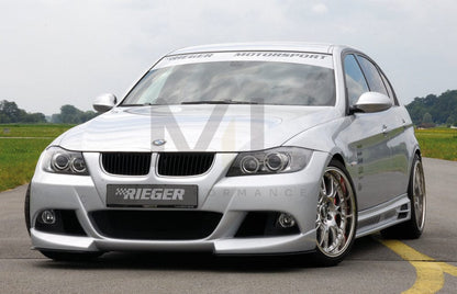 Rieger 00053410 BMW 3 Series E90 E91 Front Bumper 6 | ML Performance EU Car Parts