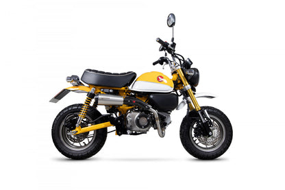 Scorpion PHA193SYSSEO Honda Monkey Red Power Full System - Brushed Stainless Steel Sleeve | ML Performance EU EU