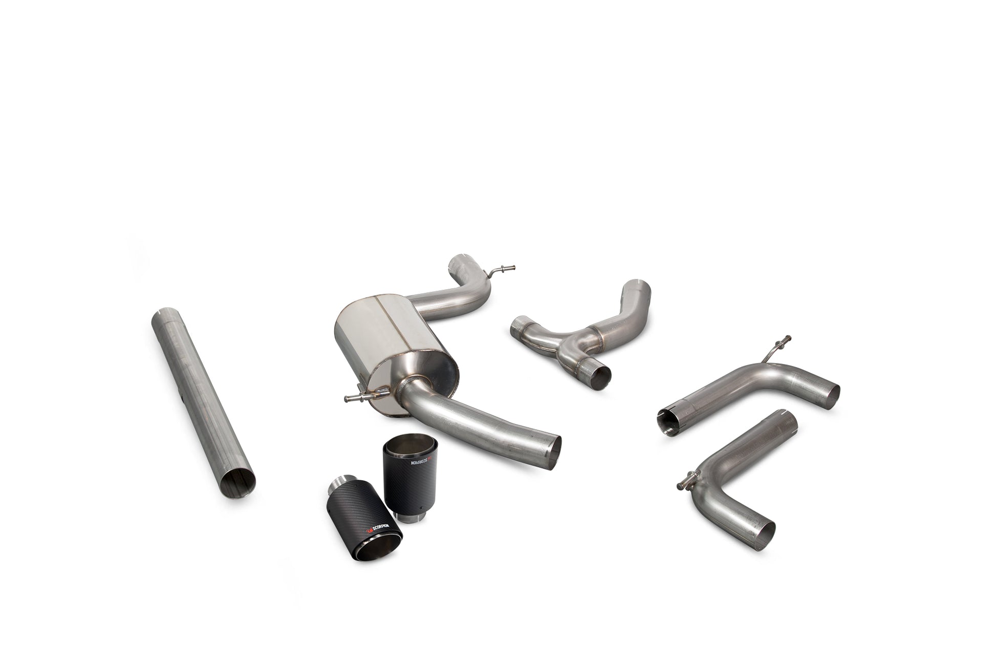 Scorpion SVWS056CF VW Golf Mk7.5 Gti Non-Resonated Cat-Back System | ML Performance EU EU