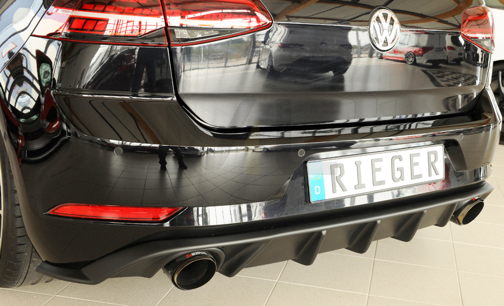 Rieger 00059589 VW Mk7 Golf GTI Rear Diffuser 4 | ML Performance EU Car Parts