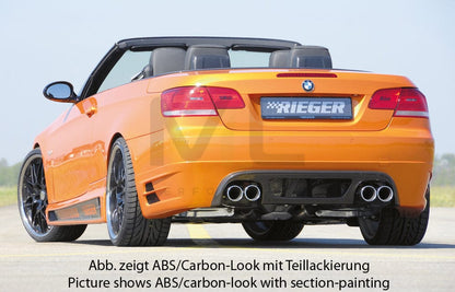 Rieger 00053437 BMW 3 Series E92 E93 Rear Diffuser 6 | ML Performance EU Car Parts
