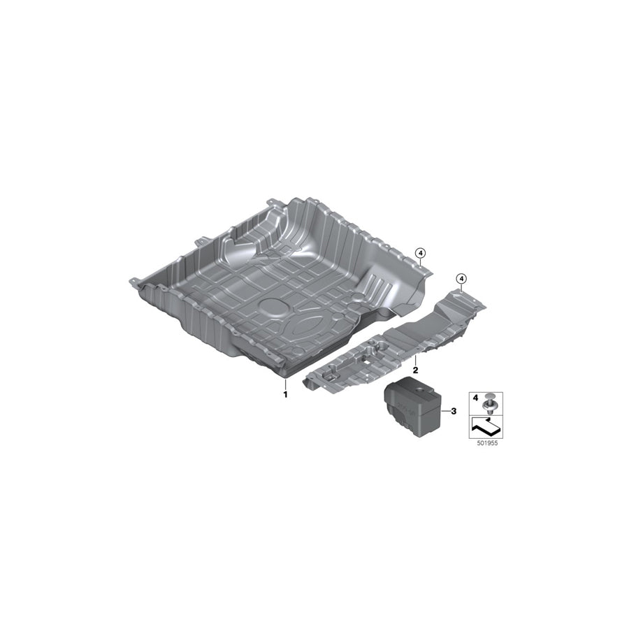 Genuine BMW 51477458394 G06 Insert For Luggage Compartment (Inc. X6 40i, X6 40iX & X6 M50dX) | ML Performance EU