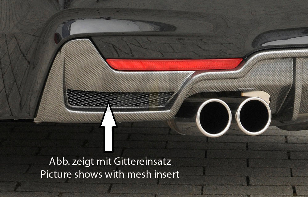 Rieger 00053489 BMW 4 Series F32 F33 F36 Rear Diffuser 3 | ML Performance EU Car Parts