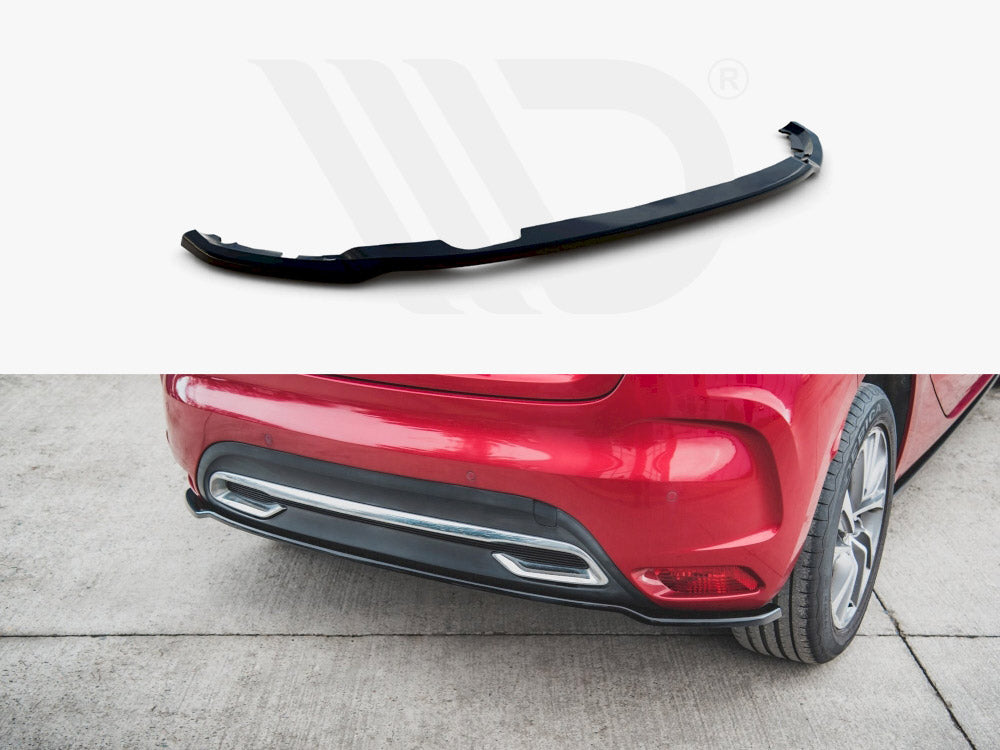 Maxton Design CI-DS4-1-RD1T Central Rear Splitter Citroen Ds4 (2011-2015) | ML Performance UK Car Parts
