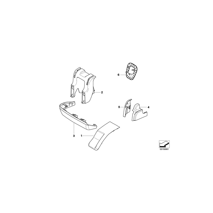 Genuine BMW 52307171980 E70 E70 Trim, Seat Inner Right TABAK (Inc. X5 3.0si, X5 3.0sd & X5 M50dX) | ML Performance EU Car Parts