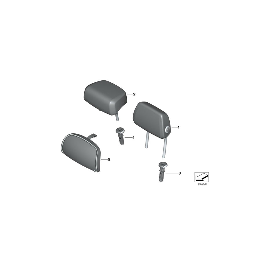 Genuine BMW 52207938501 G05 G07 Guide Bush ELFENBEINWEISS (Inc. X7 M50dX, X5 45eX & X7 50iX) | ML Performance EU