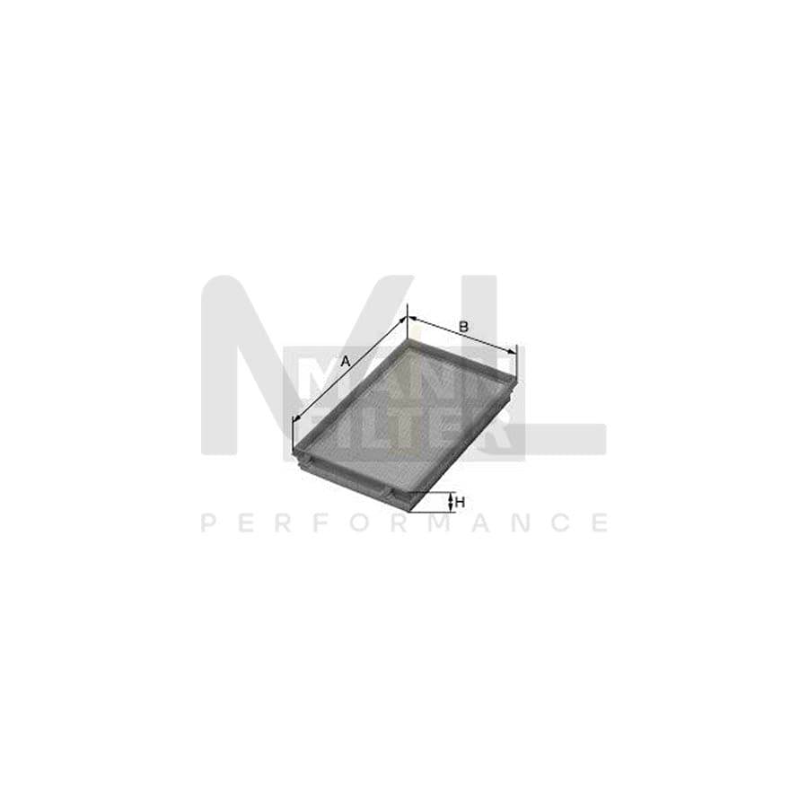 MANN-FILTER C 3088 Air Filter Filter Insert | ML Performance Car Parts