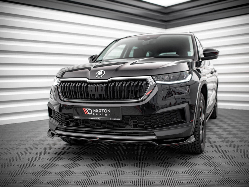 Maxton Design Skoda Kodiaq MK1 Facelift (2021-) Front Splitter V.2
