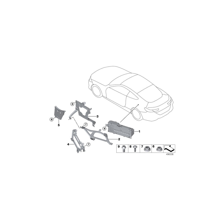 Genuine BMW 65129824852 G07 G05 G06 Amplifier Hifi System ASD (Inc. M850iX, 840iX & 840dX) | ML Performance EU Car Parts