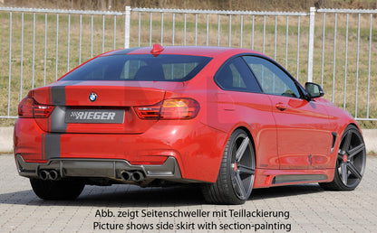 Rieger 00053473 BMW 4 Series F32 F33 Side Skirt 5 | ML Performance EU Car Parts