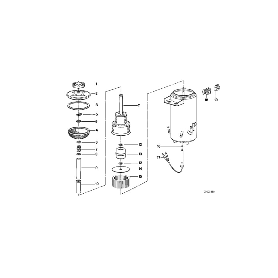 Genuine BMW 32411136304 E32 Oil Strainer (Inc. 750iL, 735i & 730iL) | ML Performance EU Car Parts