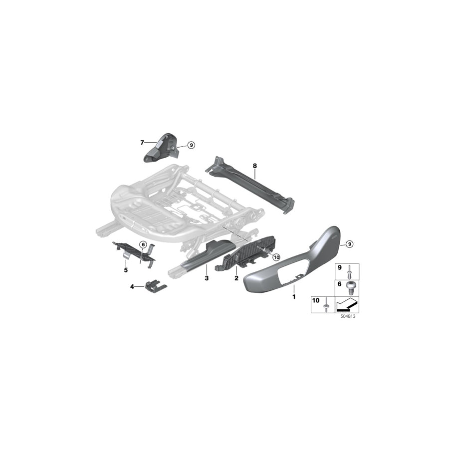 Genuine BMW 51207311523 F45 F40 Bracket, Control Unit (Inc. 218i, X1 20d & X2 28i) | ML Performance EU