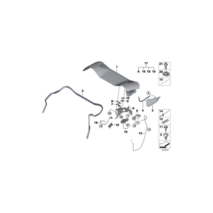 Genuine BMW 51177480449 I15 Left Finisher (Inc. i8) | ML Performance EU