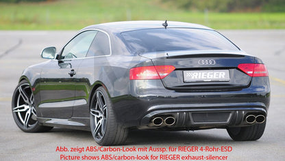 Rieger 00055415 Audi B8 B81 A5 Rear Diffuser 2 | ML Performance EU Car Parts