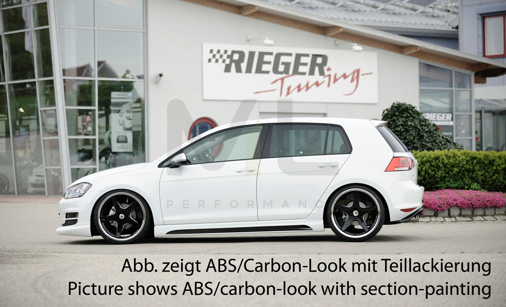 Rieger 00059556 VW R, GTI & GTD Side Skirt 4 | ML Performance EU Car Parts