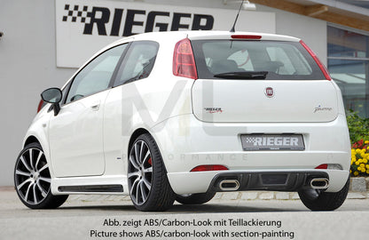 Rieger 00056048 Fiat Grande Punto (199) Rear Diffuser 6 | ML Performance EU Car Parts