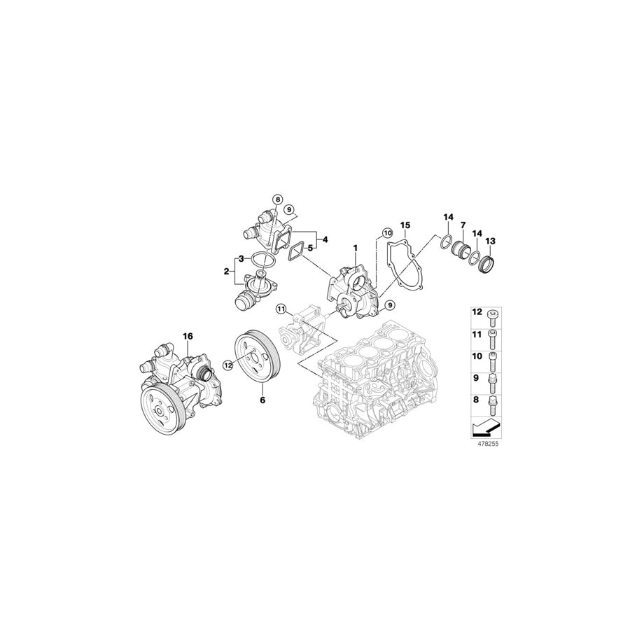 Genuine BMW 11517514935 E82 E93 E92 Torx Screw M6X20 (Inc. 320td, X1 18i & 530d) | ML Performance EU Car Parts