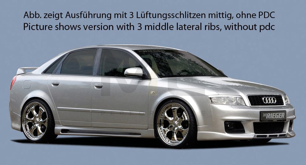 Rieger 00055252 Audi 8E B6 A4 Front Bumper 4 | ML Performance EU Car Parts